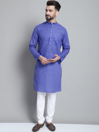 Men's Solid Pure Cotton Kurta With Pyjamas