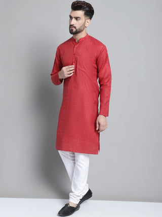 Men's Solid Pure Cotton Kurta With Pyjamas