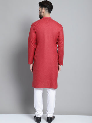 Men's Solid Pure Cotton Kurta With Pyjamas