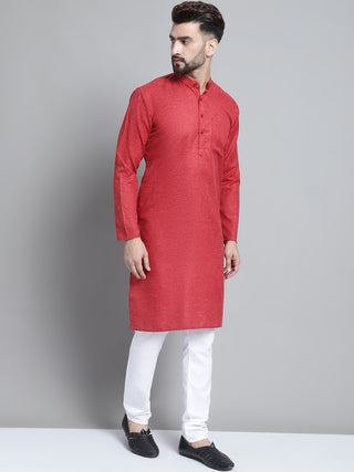 Men's Solid Pure Cotton Kurta With Pyjamas