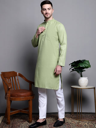 Pure Cotton Kurta with Churidar