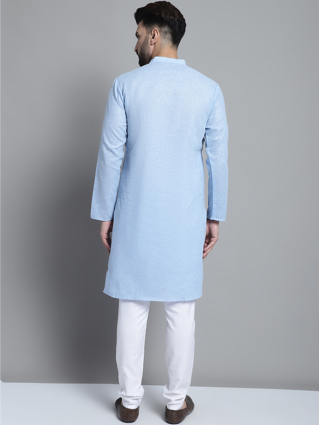 Men's Solid Pure Cotton Kurta With Pyjamas