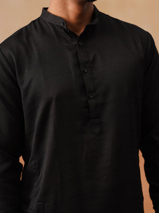 Men's Festive Kurta Pyjama with Embroidered Dupatta