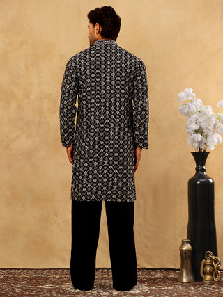 Viscose Rayon Embroidered Sequin Kurta Pyjama