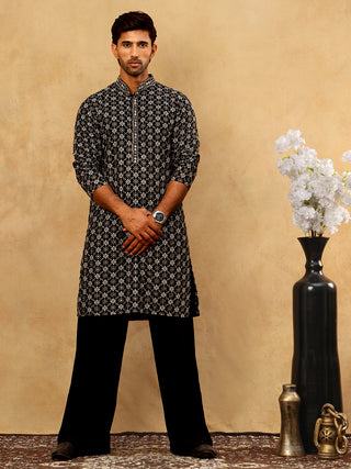 Viscose Rayon Embroidered Sequin Kurta Pyjama