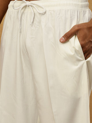 Men’s Cotton Chikankari Sequins Kurta Set