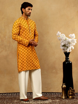 Viscose Rayon Embroidered Sequin Kurta Pyjama