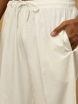 Men’s Chikankari Cotton Kurta Pyjama Set