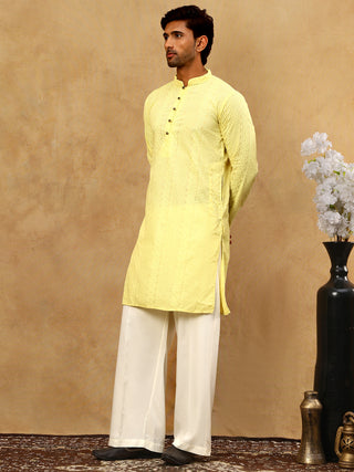Chikankari Embroidered Kurta Pyjama Set