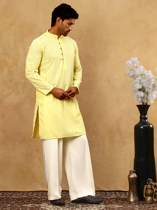 Chikankari Embroidered Kurta Pyjama Set