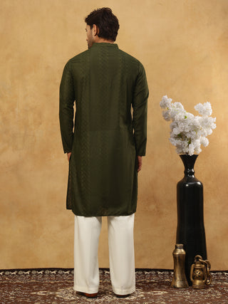 Chikankari Embroidered Kurta Pyjama Set