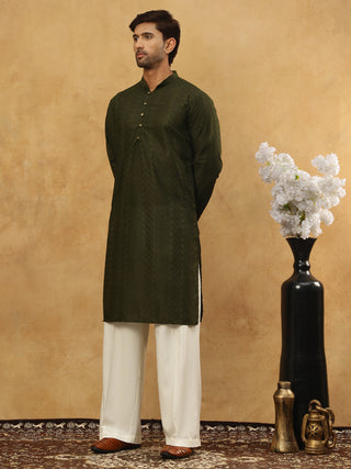 Chikankari Embroidered Kurta Pyjama Set