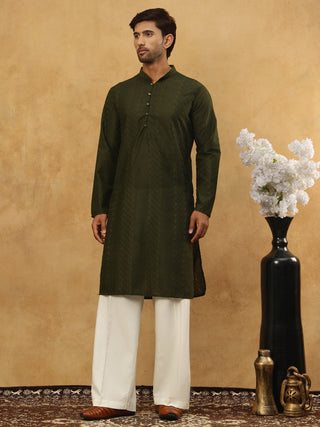Chikankari Embroidered Kurta Pyjama Set