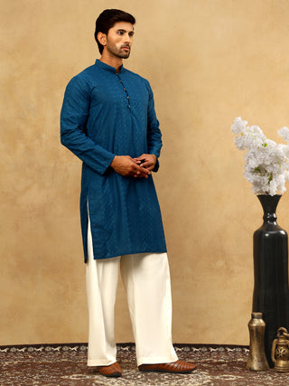 Chikankari Embroidered Kurta Pyjama Set