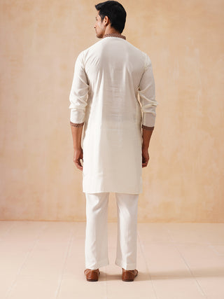 Traditional Embroidered Kurta for Men