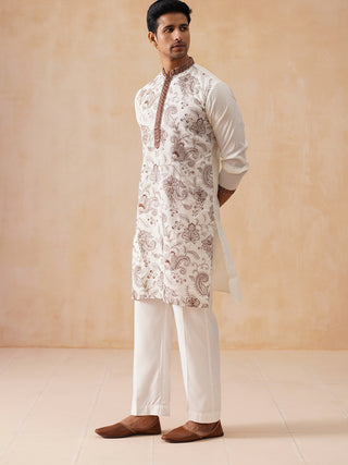 Traditional Embroidered Kurta for Men