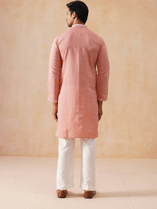 Embroidered Mirror Work Kurta Pyjama