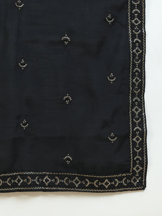 Embroidered Kurta Salwar and Dupatta Set for Men