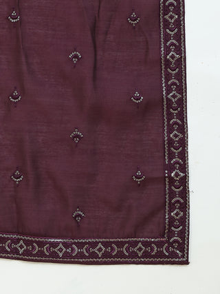 Embroidered Kurta Salwar and Dupatta Set for Men