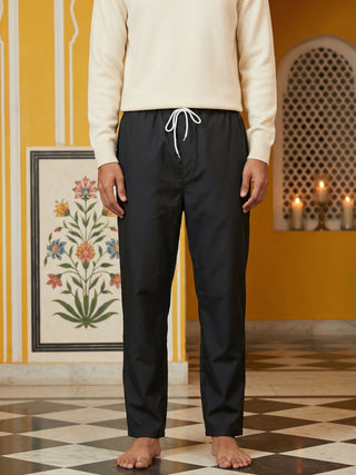 Solid Cotton Pyjama For Men