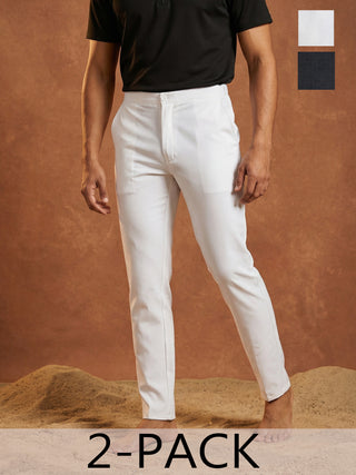 Men Pure Cotton Pyjama Pack of 2