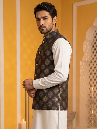 Men's Printed Nehru Jacket