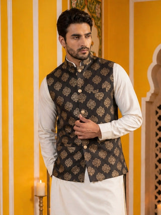 Men's Printed Nehru Jacket