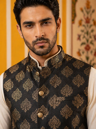 Men's Printed Nehru Jacket