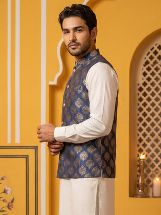 Men's Printed Nehru Jacket