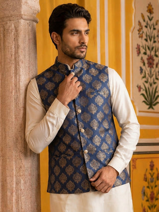 Men's Printed Nehru Jacket
