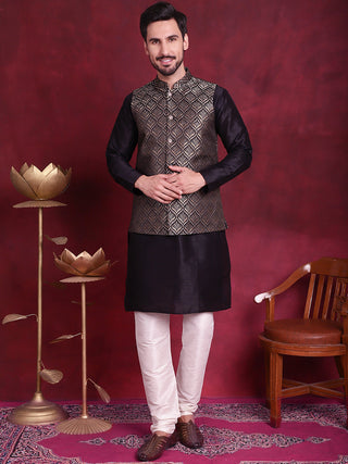 Woven Design Nehru Jacket