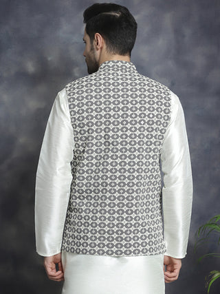 Men's embroidered and sequins Nehru Jacket