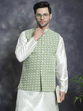 Men's embroidered and sequins Nehru Jacket