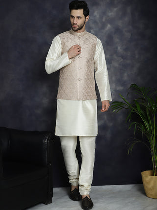 Men's Sequins and Embroidred Nehru Jacket