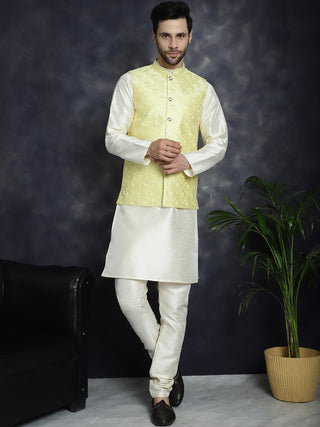 Men's Sequins and Embroidred Nehru Jacket