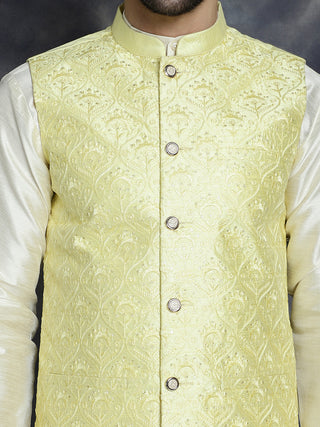 Men's Sequins and Embroidred Nehru Jacket