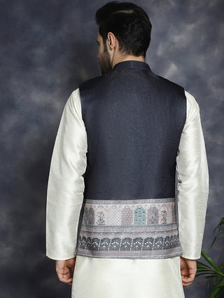 Men's Printed Nehru Jacket