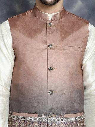 Men's Printed Nehru Jacket