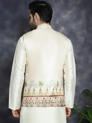 Men's Printed Nehru Jacket