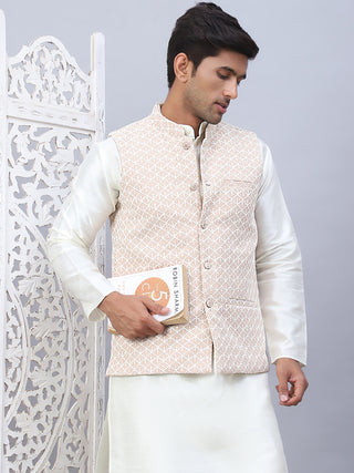 Embroidered Viscose Rayon Nehru Jacket