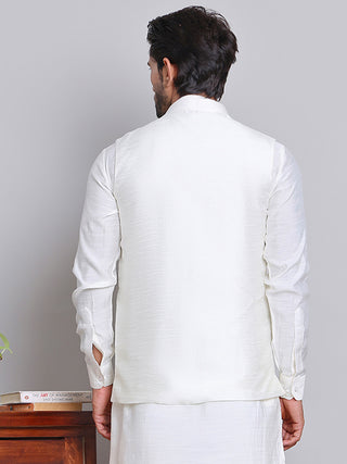 Embroidered Nehru Jacket For Men