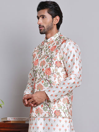 Digital Printed Nehru Jacket For Men