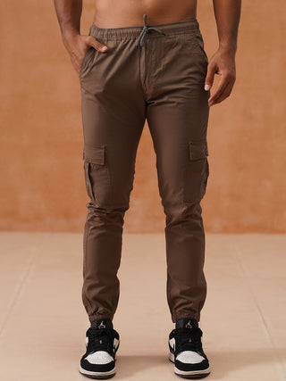 Men's Cotton Tapered Fit Casual Trouser