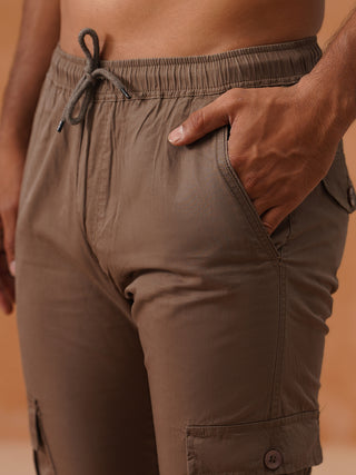 Men's Cotton Tapered Fit Casual Trouser
