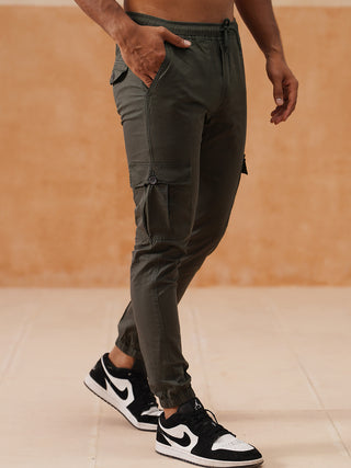 Men's Cotton Tapered Fit Casual Trouser