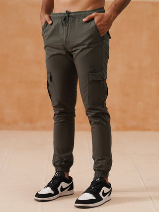Men's Cotton Tapered Fit Casual Trouser