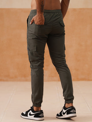 Men's Cotton Tapered Fit Casual Trouser