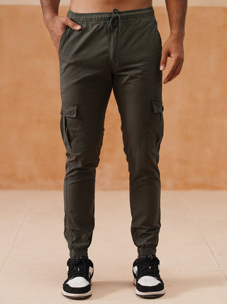 Men's Cotton Tapered Fit Casual Trouser