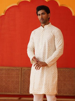 Sequins & Embroidered Kurtas For Men