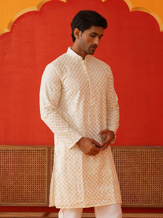 Sequins & Embroidered Kurtas For Men